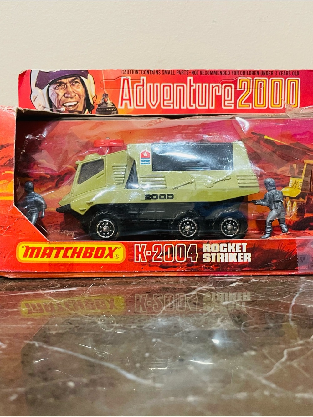 1977 Matchbox Adventure 2000 K-2004 Rocket Striker RARE NWB